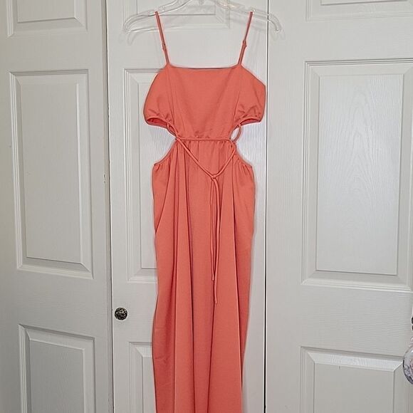 Line and Dot Skylar Tangerine Maxi  Dress Size XS - Picture 4 of 8